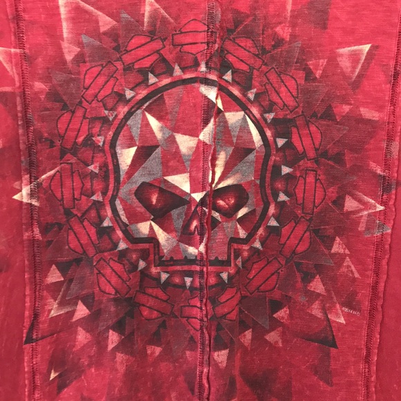 Harley Davidson Motorcycle Womens Fort Thunder Moore Oklahoma TShirt Medium - Picture 4 of 9